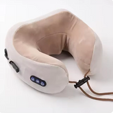 Electric massage travel neck pillow,two-way clip-on massage,rechargeable and automatic,