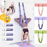 Aerial Yoga Hanging Rope Yoga Elastic Stretch Strap Pilates Fitness Training Band Door Hanging Yoga Belts Hammock For Handstande