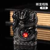 Heavy Craftsmanship Relief Grinding Wheel Open Flame Lighter Vintage Retro Three-dimensional Relief Metal Shell Men's Gift