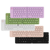 E4 Wireless VEOUT Folding Keyboard Black White Pink Purple Four ColorsOptional Compact Wireless Keyboard for Mobile Devices