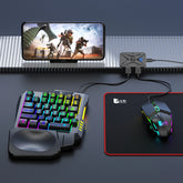 Mobile Games Converter Kit Mobilador Kit Gaming Keyboard Mouse M1 Pro+ 5 In 1 Combo Bluetooth Connection Controller PUBG CF FF