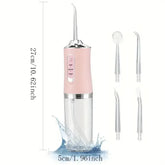 Portable Smart Electric Oral Irrigator Water Flosser 3 Modes Rechargeable Dental Water Jet Irrigator Dental Teeth Cleaner