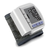 Family LCD Display Wrist Blood Pressure Monitor Tonometer Tensiometer Automatic Digital Pulsometer Sphygmomanometer