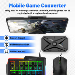 Mobile Games Converter Kit Mobilador Kit Gaming Keyboard Mouse M1 Pro+ 5 In 1 Combo Bluetooth Connection Controller PUBG CF FF