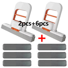 Mop and Sponge Sets Self Squeezing Mini Handheld Sponge Mop Foldable Desktop Cleaning Tool for Bathroom Kitchen Tabletop Glass