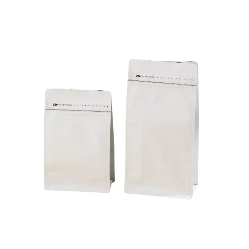 StoBag 50pcs Coffee Beans Bag Packaging with/No Valve Aluminum Foil Sealed for Food Powder Tea Nuts Storage Airtight Pouches