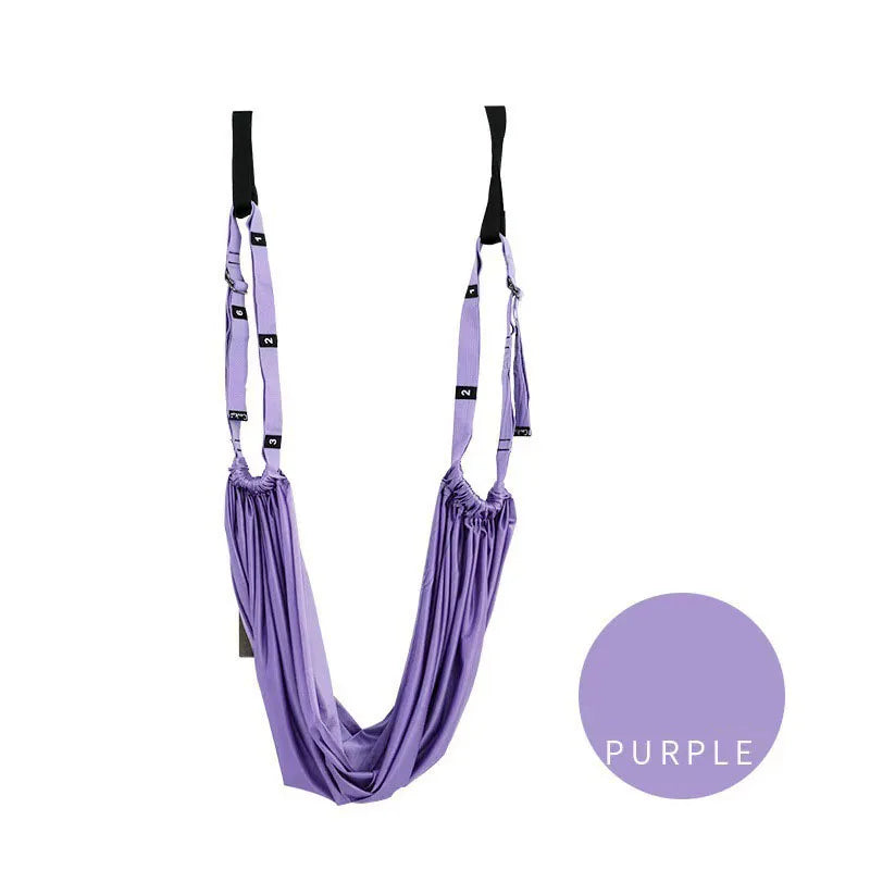 Aerial Yoga Hanging Rope Yoga Elastic Stretch Strap Pilates Fitness Training Band Door Hanging Yoga Belts Hammock For Handstande