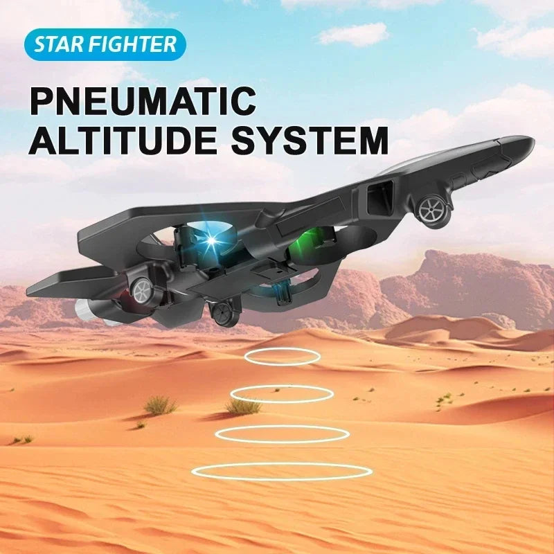 2.4G remote control fighter electric foam glider stunt tumbling UAV hovering helicopter with LED lights aircraft model