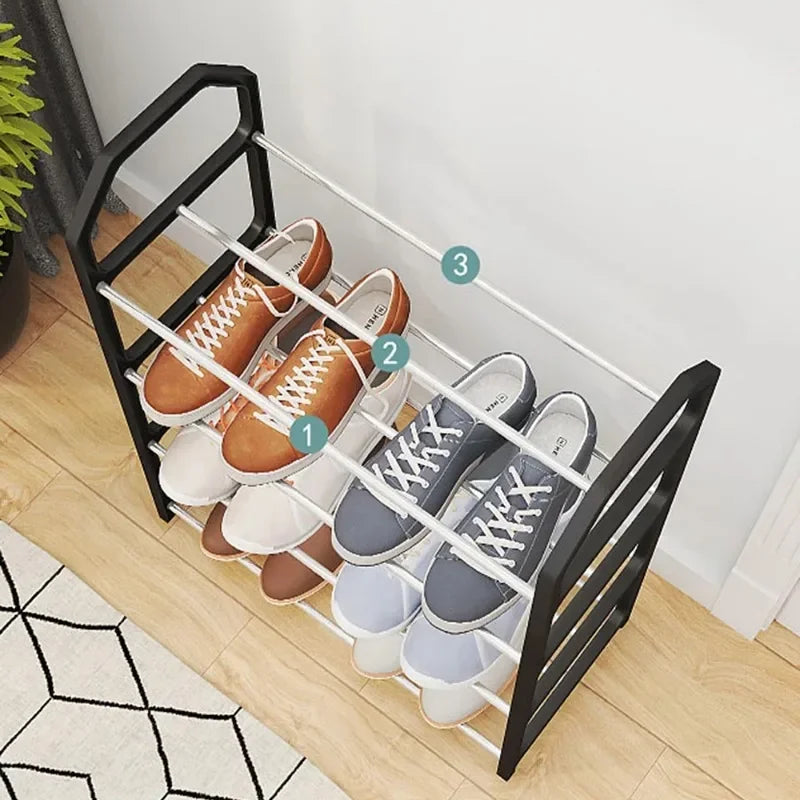 5-layer Creative Home Shoe Rack Home Dormitory Door Storage Rack Shoe Cabinet Component Removable and Easy To Assemble