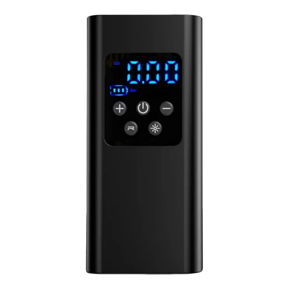 पोर्टेबल कार एयर कम्प्रेसर 150PSI कार टायर इन्फ्लेटेबल पम्प LCD डिजिटल डिस्प्ले डिजिटल इन्फ्लेटर इन्फ्लेटेबल पम्प LED लाइटको साथ