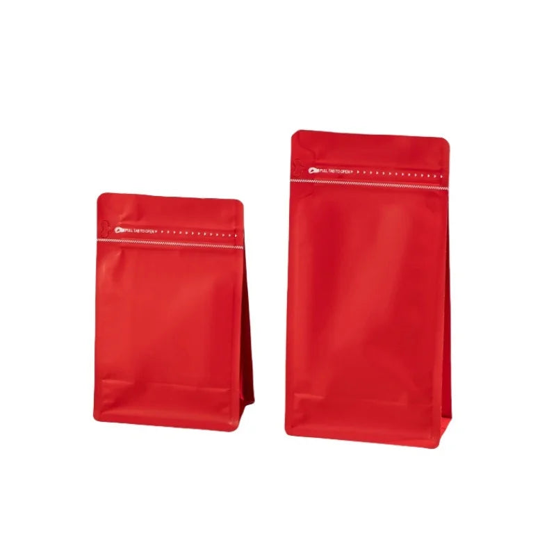 StoBag 50pcs Coffee Beans Bag Packaging with/No Valve Aluminum Foil Sealed for Food Powder Tea Nuts Storage Airtight Pouches