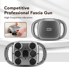 Six Heads Fascia Gun High Frequency Deep Tissue Vibration Muscle Relaxation Neck Waist Massage Professional Fitness Exercise