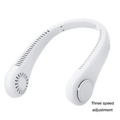 Hanging Neck Fan Digital Display Power Ventilador Bladeless Neckband Fan Portable Mini Air Cooler USB Rechargeable Electric Fans