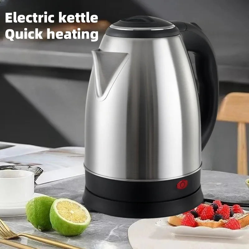 2L Food Grade Stainless Steel Electric Kettle Fast Boiling Water Heater Multifunctional Teapot for Coffee Beverage
