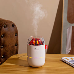 Firewood Air Humidifier USB 280ML Aroma Diffuser Essential Oils Mist Maker Car Air Freshener Air Purifier for Home Bedroom Gift