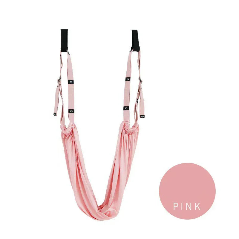 Aerial Yoga Hanging Rope Yoga Elastic Stretch Strap Pilates Fitness Training Band Door Hanging Yoga Belts Hammock For Handstande
