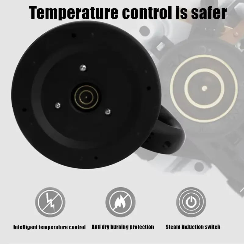 2L Food Grade Stainless Steel Electric Kettle Fast Boiling Water Heater Multifunctional Teapot for Coffee Beverage