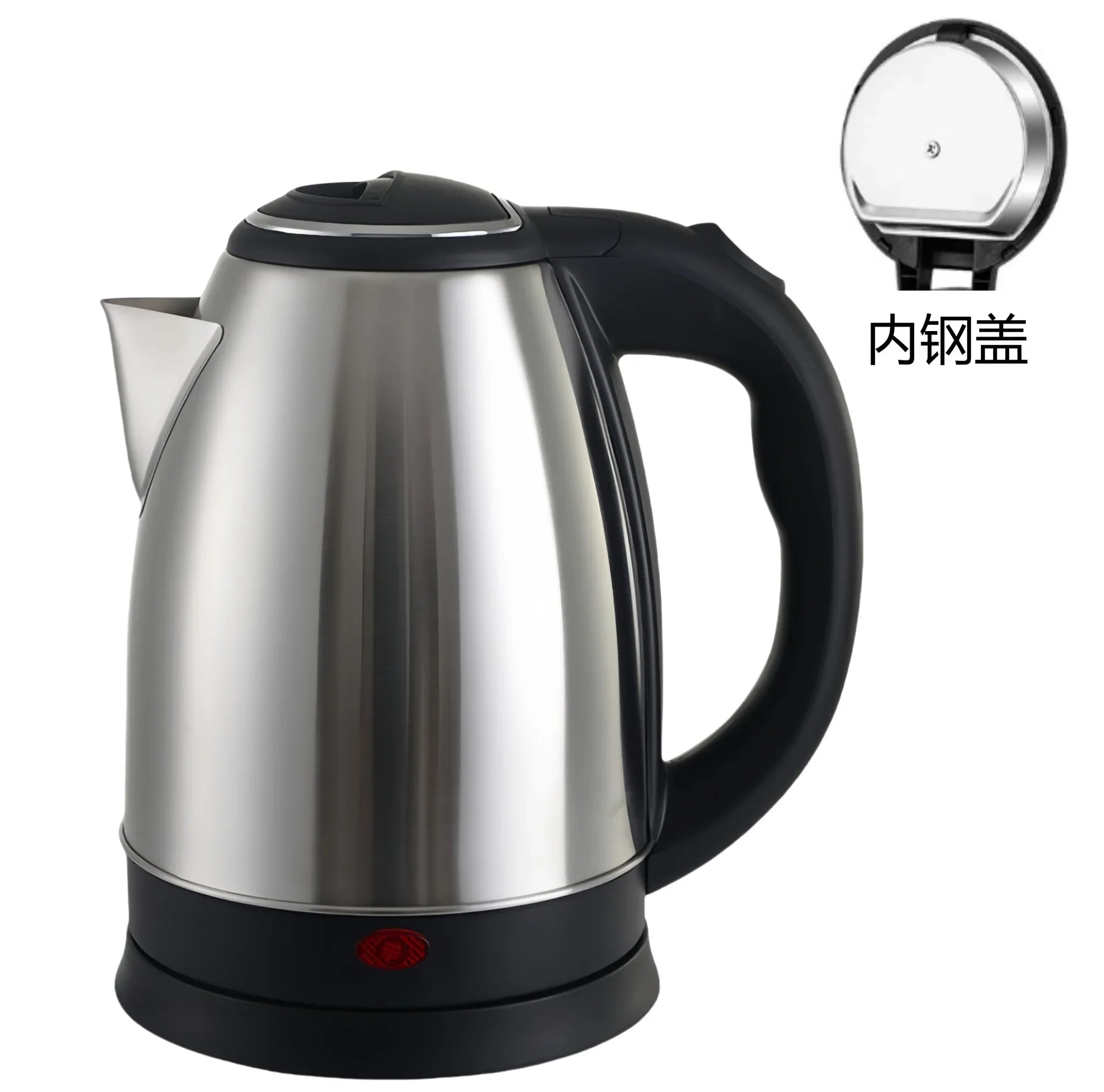 2L Food Grade Stainless Steel Electric Kettle Fast Boiling Water Heater Multifunctional Teapot for Coffee Beverage