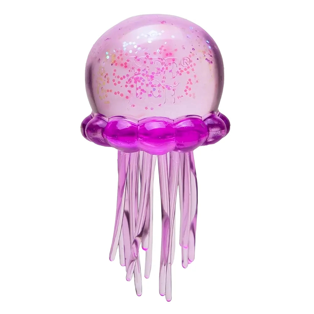 Schylling Nee Doh Jellyfish र Cube Squish Toy, नरम जेली निचोल्ने तनाव कम गर्ने फिगेट खेलौना, बच्चाहरू र वयस्कहरूका लागि सेन्सरी नी डोह